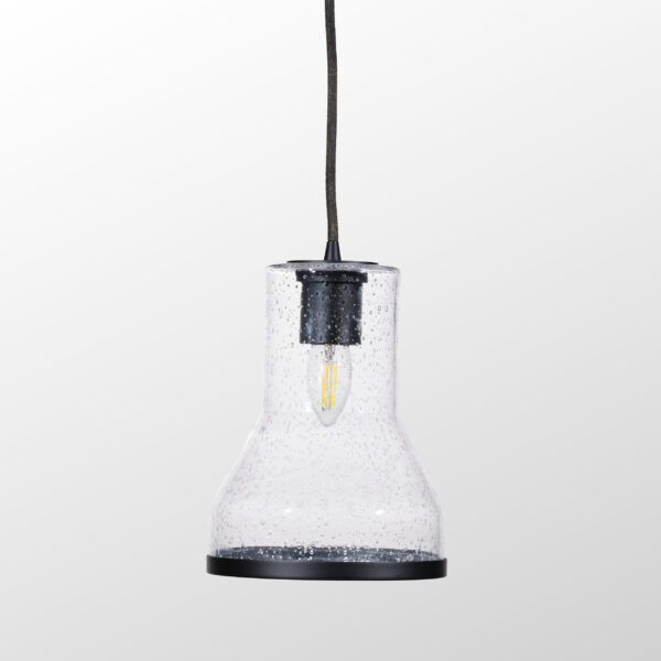 Alicia Drop Pendant | Matte Black